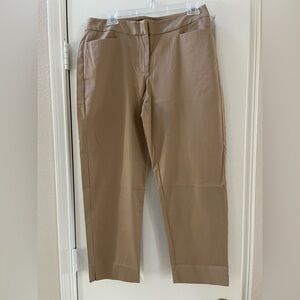 Talbots curvy  Tan dress Pants